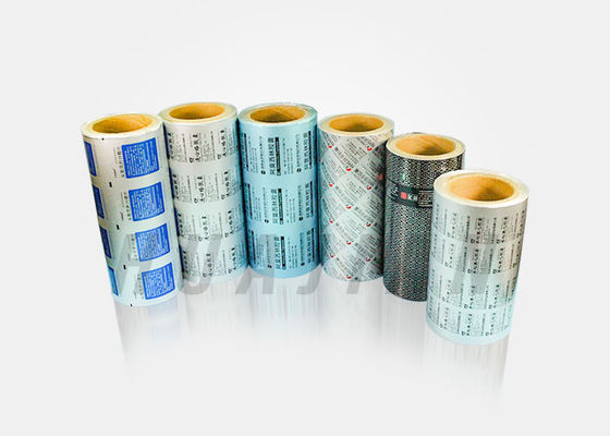 Hoja de aluminio farmacéutica impresa de la ampolla de 750m m PTP
