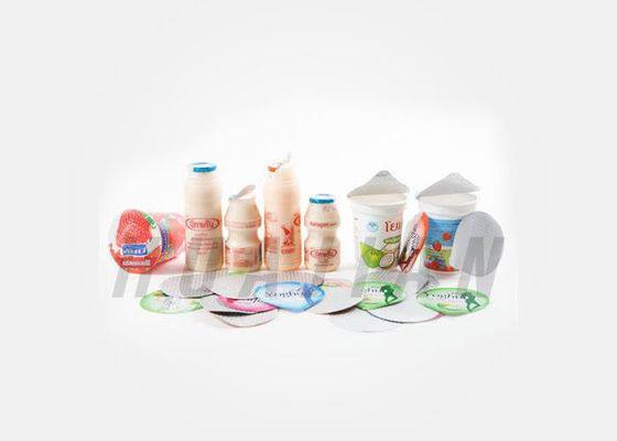 La película de Lidding del ANIMAL DOMÉSTICO del yogur para el picosegundo basó los potes