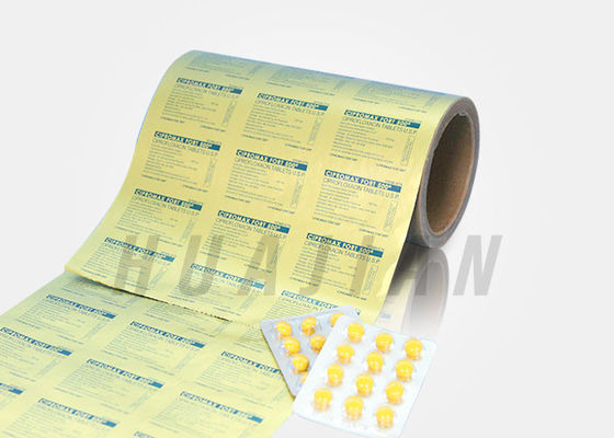 Hoja de aluminio de la ampolla de la forma fría impresa para el empaquetado de la píldora