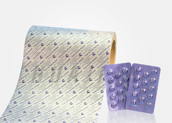 Solo empuje lateral de las laminas a través del papel de aluminio farmacéutico