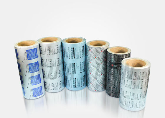 Solo empuje lateral de las laminas a través del papel de aluminio farmacéutico