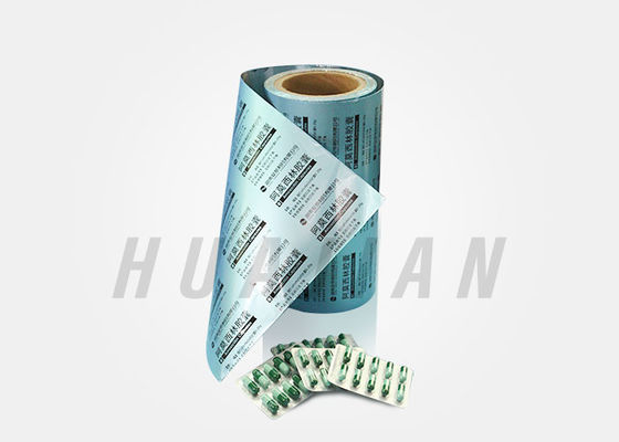 Solo empuje lateral de las laminas a través del papel de aluminio farmacéutico