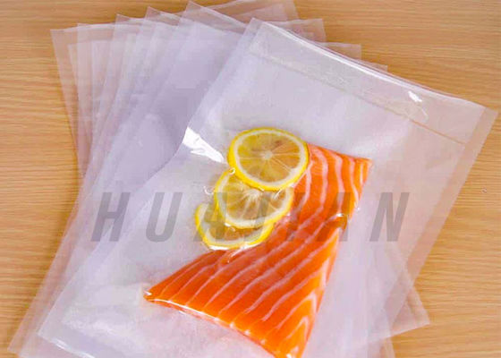 Bolsos de la comida del sello de vacío del plástico 0.16m m de la comida para la carne de salchicha del jamón