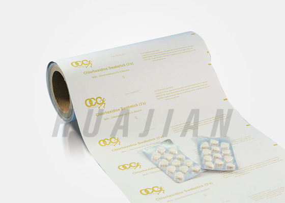 Paquete de aluminio farmacéutico de la hoja de la ampolla de PTP para las cápsulas de las píldoras