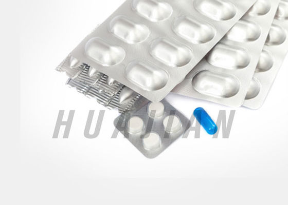 Hoja de la formación en frío de Alu Alu con la impresión completa para la ampolla que empaqueta para las cápsulas y las tabletas