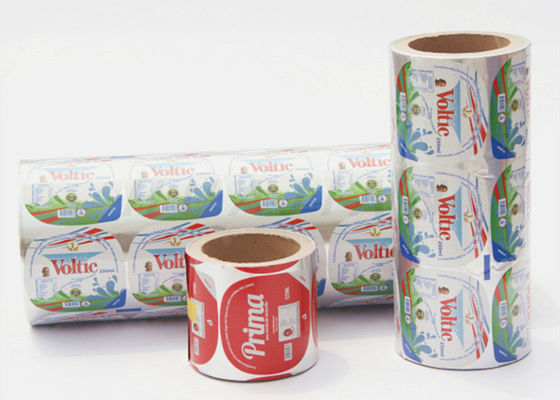 hoja de aluminio fácil de 76m m PP Peelable Lidding para el PVC de los PP picosegundo PE de la taza del yogur