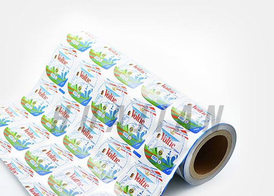 La hoja de aluminio de 8011 Lidding para el color del yogur y de leche en polvo cubrió