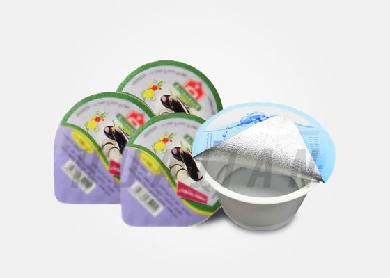 hoja de aluminio fácil de 76m m PP Peelable Lidding para la taza del yogur