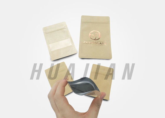 Bolsos de aluminio termosoldables de plata claros con la muesca del rasgón